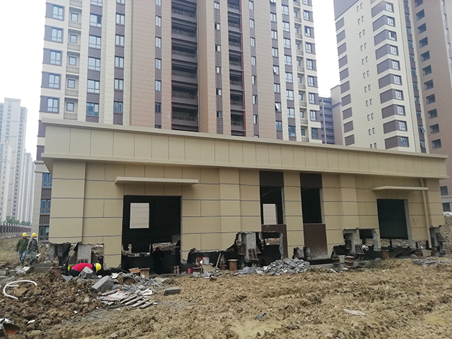 句容郭庄金陵朗廷配电房平移工程